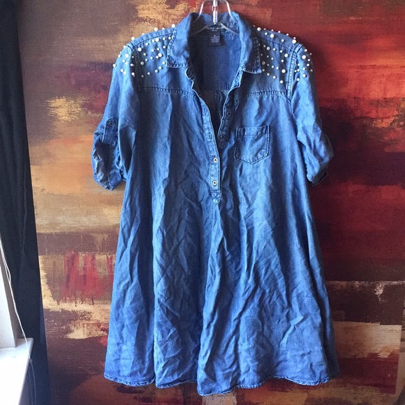 chelsea and theodore denim dress